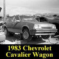 Junkyard 1983 Chevrolet Cavalier Wagon