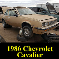 Junkyard 1986 Chevrolet Cavalier CS