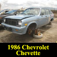 Junkyard 1986 Chevrolet Chevette