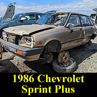 Junkyard 1986 Chevrolet Sprint