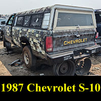Junkyard 1987 Chevrolet S-10