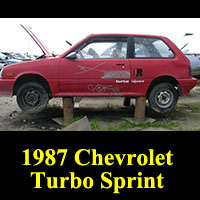 Junkyard 1987 Chevrolet Sprint Turbo