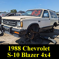 Junkyard 1988 Chevrolet S-10 Blazer 4x4