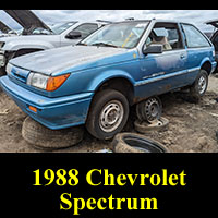 Junkyard 1988 Chevrolet Spectrum Sport Coupe