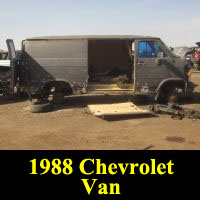 Junkyard 1988 Chevrolet Van