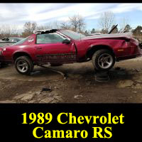 Junkyard 1989 Chevrolet Camaro