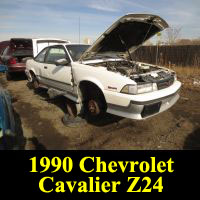 Junkyard 1990 Chevrolet Cavalier Z24