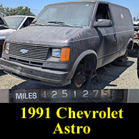 Junkyard 1991 Chevy Astro van
