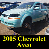 Junkyard 2005 Chevrolet Aveo