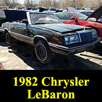 Junkyard 1982 Chrysler LeBaron Convertible