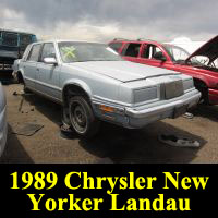 Junkyard 1989 Chrysler New Yorker Landau