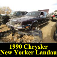 Junkyard 1990 Chrysler New Yorker Landau