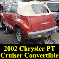Junkyard 2002 Chrysler PT Cruiser Convertible