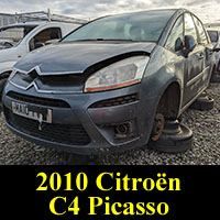 Junked 2010 Citroen C4 Picasso