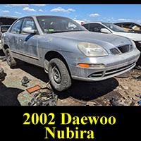 Junkyard 2002 Daewoo Nubira sedan