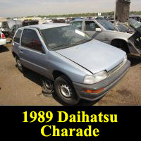 Junkyard 1989 Daihatsu Charade