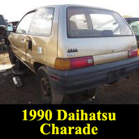 Junkyard 1990 Daihatsu Charade