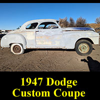 Junked 1947 Dodge Coupe