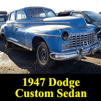 Junkyard 1947 Dodge Custom Sedan