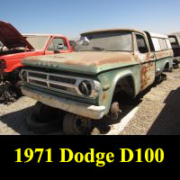 Junkyard 1971 Dodge D-100 Pickup Truck