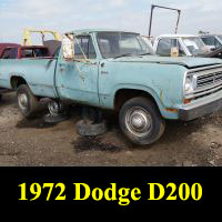 Junkyard 1972 Dodge D-200 Truck