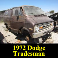 Junkyard 1972 Dodge Tradesman