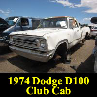 Junkyard 1974 Dodge D-200