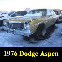 Junkyard 1976 Dodge Aspen