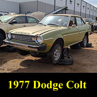 Junkyard 1977 Dodge Colt sedan