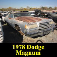 Junkyard 1978 Dodge Magnum