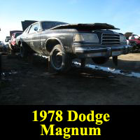 Junkyard 1978 Dodge Magnum