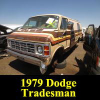 Junkyard 1979 Dodge Tradesman van