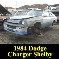 Junkyard 1984 Dodge Shelby Charger