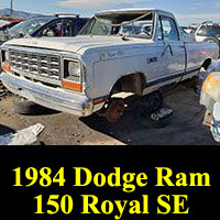 Junkyard 1984 Dodge Ram 150 Royal SE