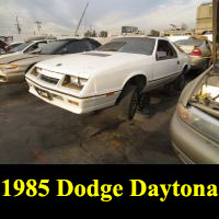 Junkyard 1985 Dodge Daytona Turbo