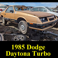 Junkyard 1985 Dodge Daytona Turbo