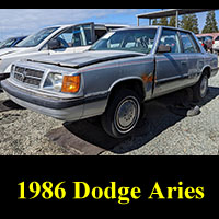 Junked 1986 Dodge Aries