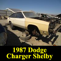 Junkyard 1987 Dodge Shelby Charger