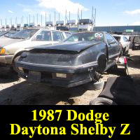 Junkyard 1987 Dodge Daytona Shelby Z