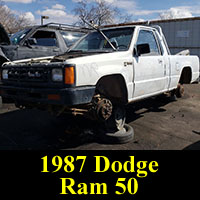 Junkyard 1987 Dodge Ram 50