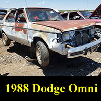 Junkyard 1988 Dodge Omni