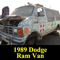 Junkyard 1989 Dodge Ram Van