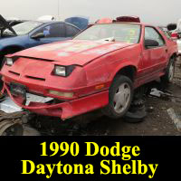 Junkyard 1990 Dodge Daytona Shelby