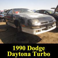 Junkyard 1990 Dodge Daytona ES Turbo