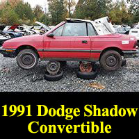 1991 Dodge Shadow convertible