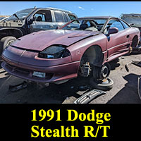 1991 Dodge Stealth R/T in junkyard
