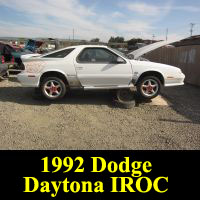 Junkyard 1992 Dodge Daytona IROC R/T