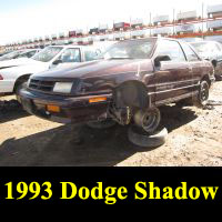 Junkyard 1993 Dodge Shadow