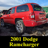 Junked 2001 Dodge Ramcharger