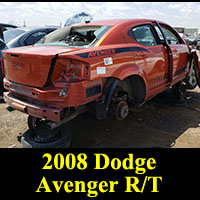 2008 Dodge Avenger R/T in junkyard
